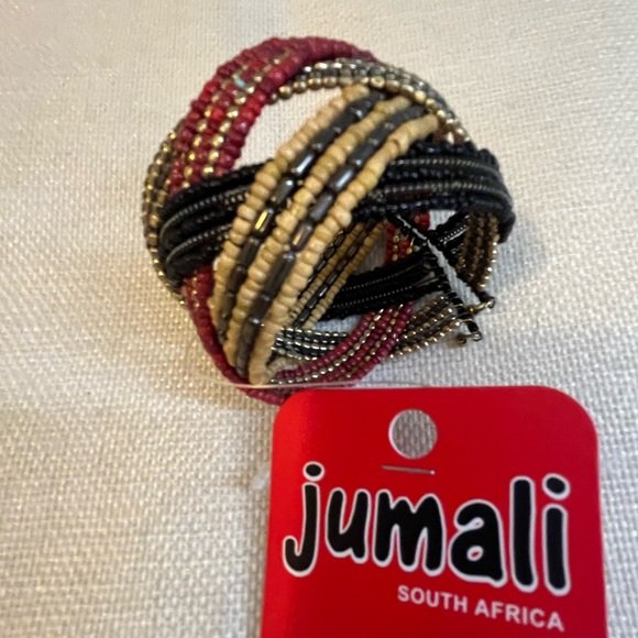 NWT Jumali South Africa 🇿🇦 Multicolor Beaded Bracelet - Picture 1 of 5